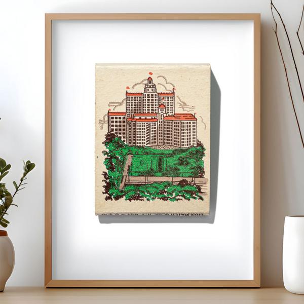 Edgewater Beach Hotel matchbook print