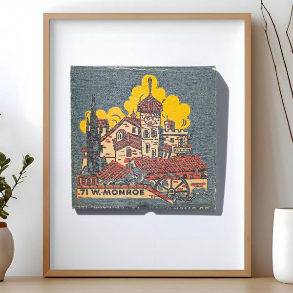 Italian Village Restaurant matchbook print