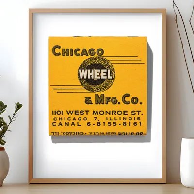 Chicago Wheel & Mfg. Co., back