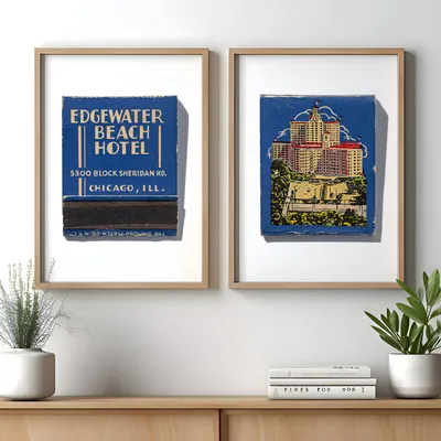 Edgewater Beach Hotel (Design 3), front and back