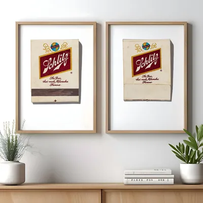 Schlitz, front and back