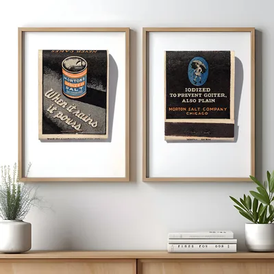 Morton's Salt, front and back