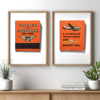 Chicago Airlines, front and back