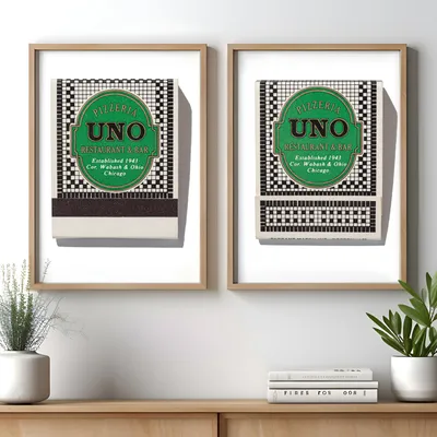 Pizzeria Uno, front and back