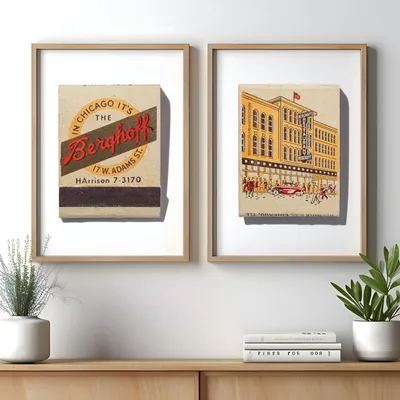 Berghoff Restaurant, front and back