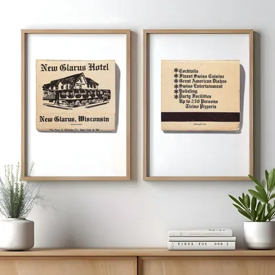 New Glarus Hotel, front and back