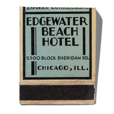 Edgewater Beach Hotel (Design 2), back, detail
