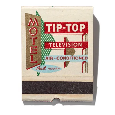 Tip-Top Motel, back, detail