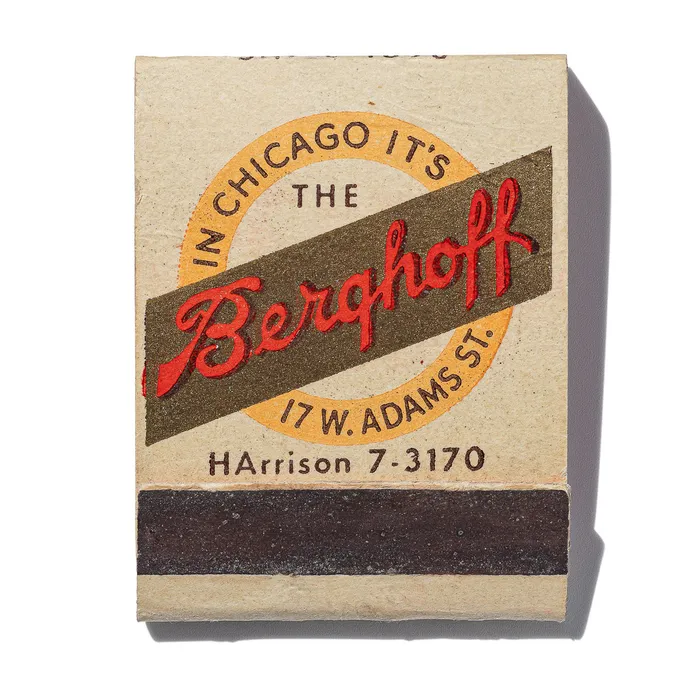 Berghoff Restaurant matchbook print