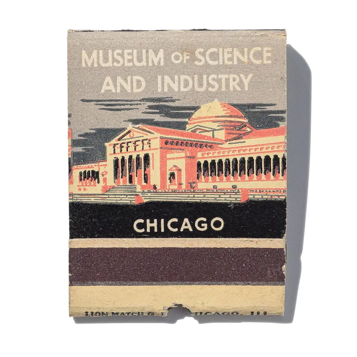 Museum of Science and Industry matchbook print