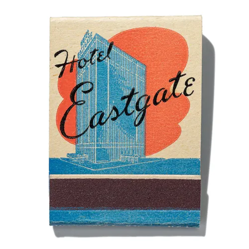 Eastgate Hotel matchbook print