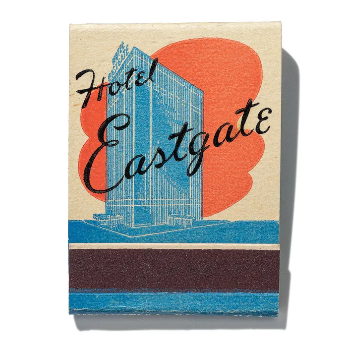 Eastgate Hotel matchbook print