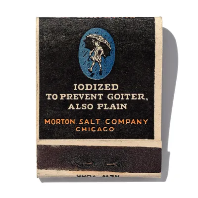 Morton's Salt, back, detail