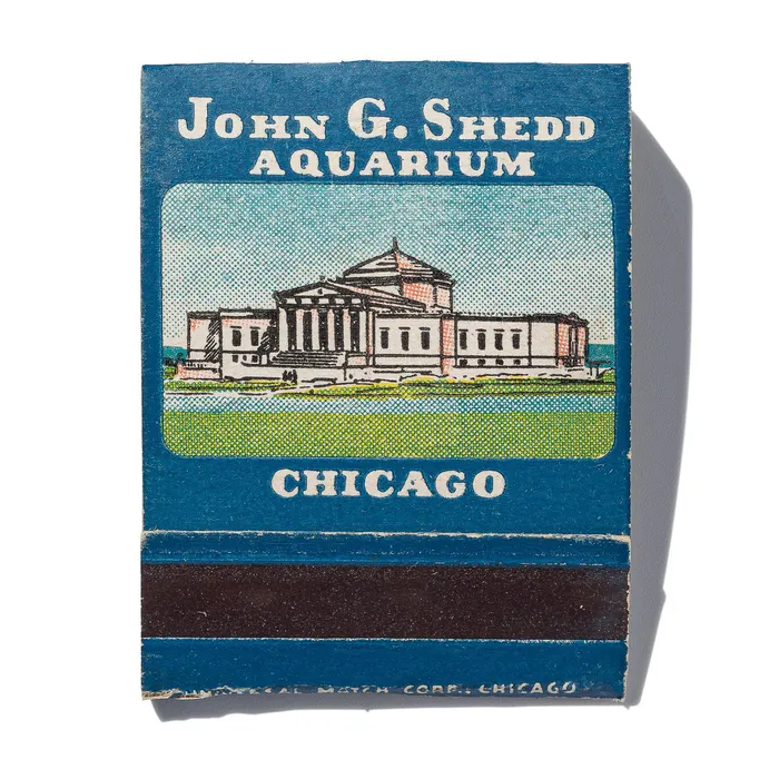 Shedd Aquarium matchbook print