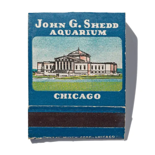 Shedd Aquarium matchbook print