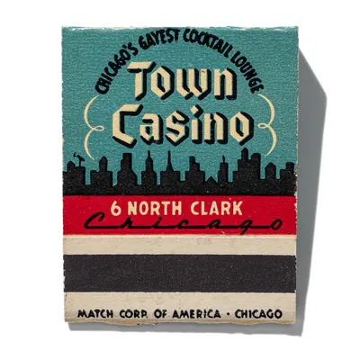 Town Casino, back, detail