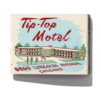 Tip-Top Motel, front, detail