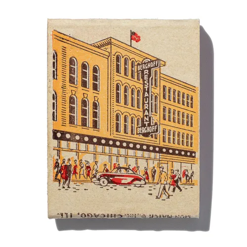 Berghoff Restaurant matchbook print