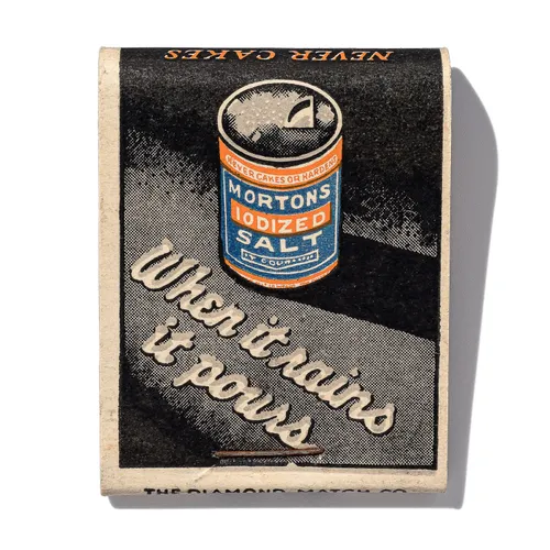 Morton's Salt matchbook print