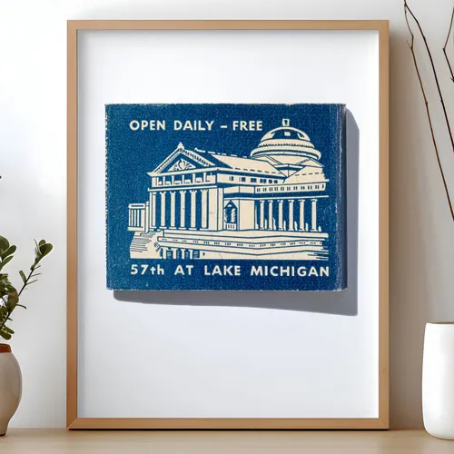 Museum of Science and Industry (Design 3) matchbook print